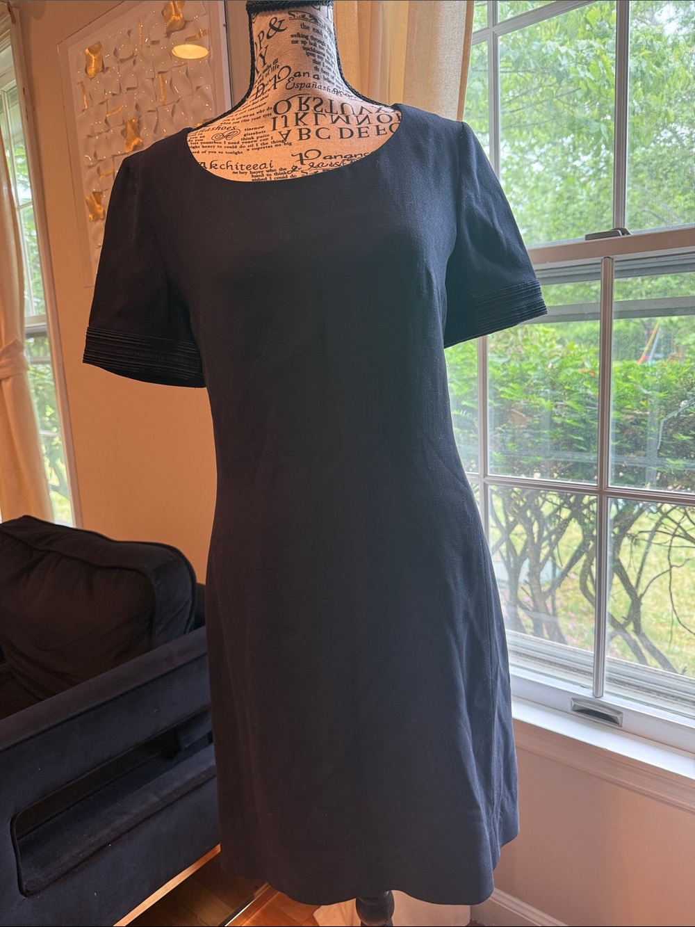 Les Copains Short-Sleeve Mini Dress